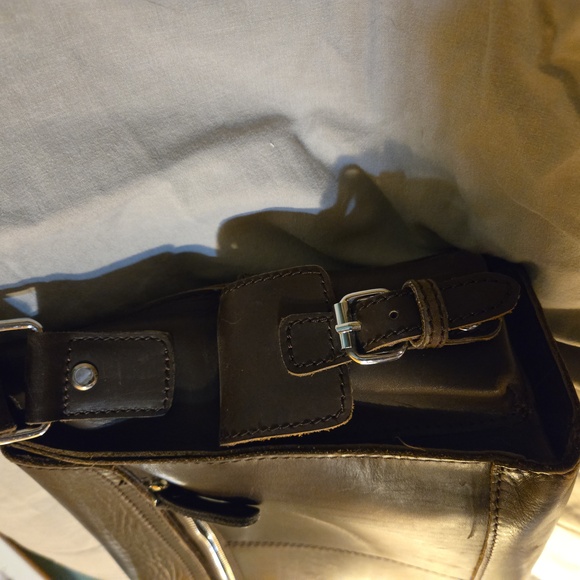 Vagabond Traveler Leather Messenger Should Bag Drk Brown - Picture 6 of 12